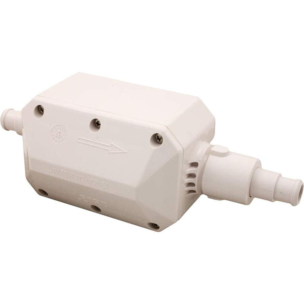 Pentair E10 back-up valve in white, fits Kreepy Krauly Legend/Platinum pool cleaners for reliable cleaning