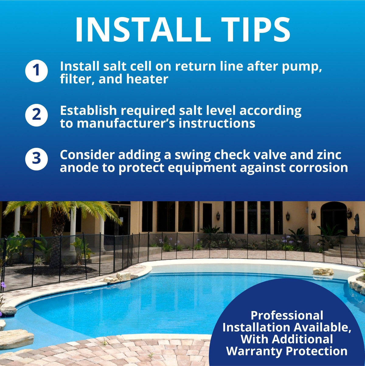 Pentair LT25 salt cell during installation demonstrates simple upgrade process