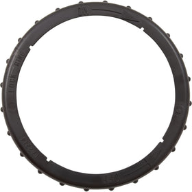 Close-up of the lock ring's durable metallic finish for long-lasting use.