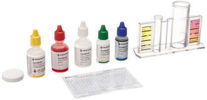 Pentair Pen Test Kit All in One 78HR R151186 box front for precise pool water testing.