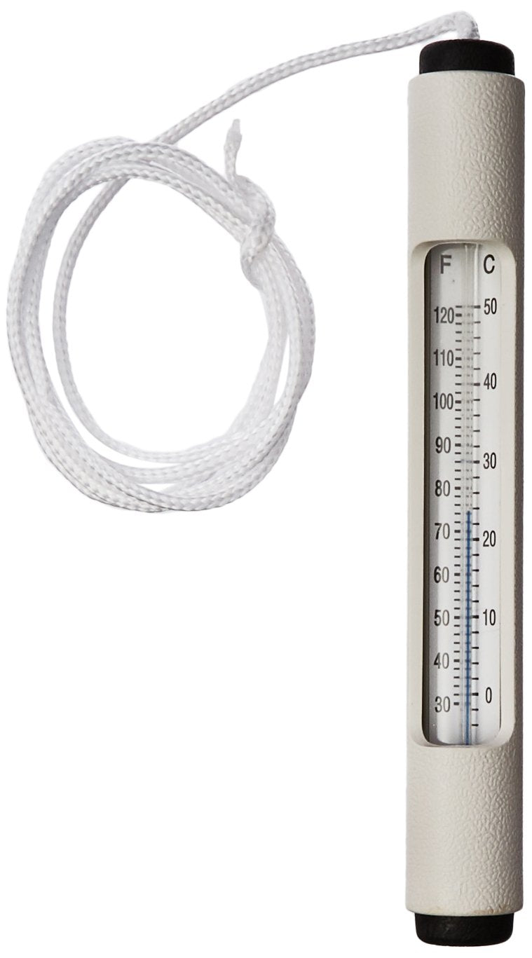 Pentair R141036 tube thermometer with ABS case and 3 ft cord for reliable pool readings.