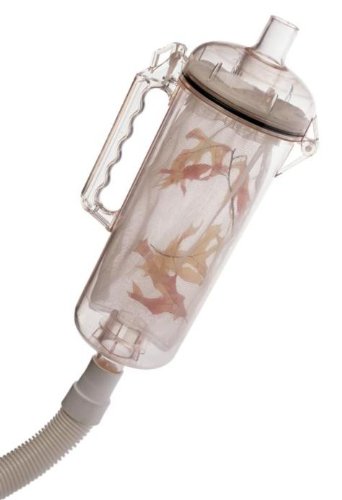 Pentair R211084 186A clear leaf trap with handle aids debris removal for pool cleaners