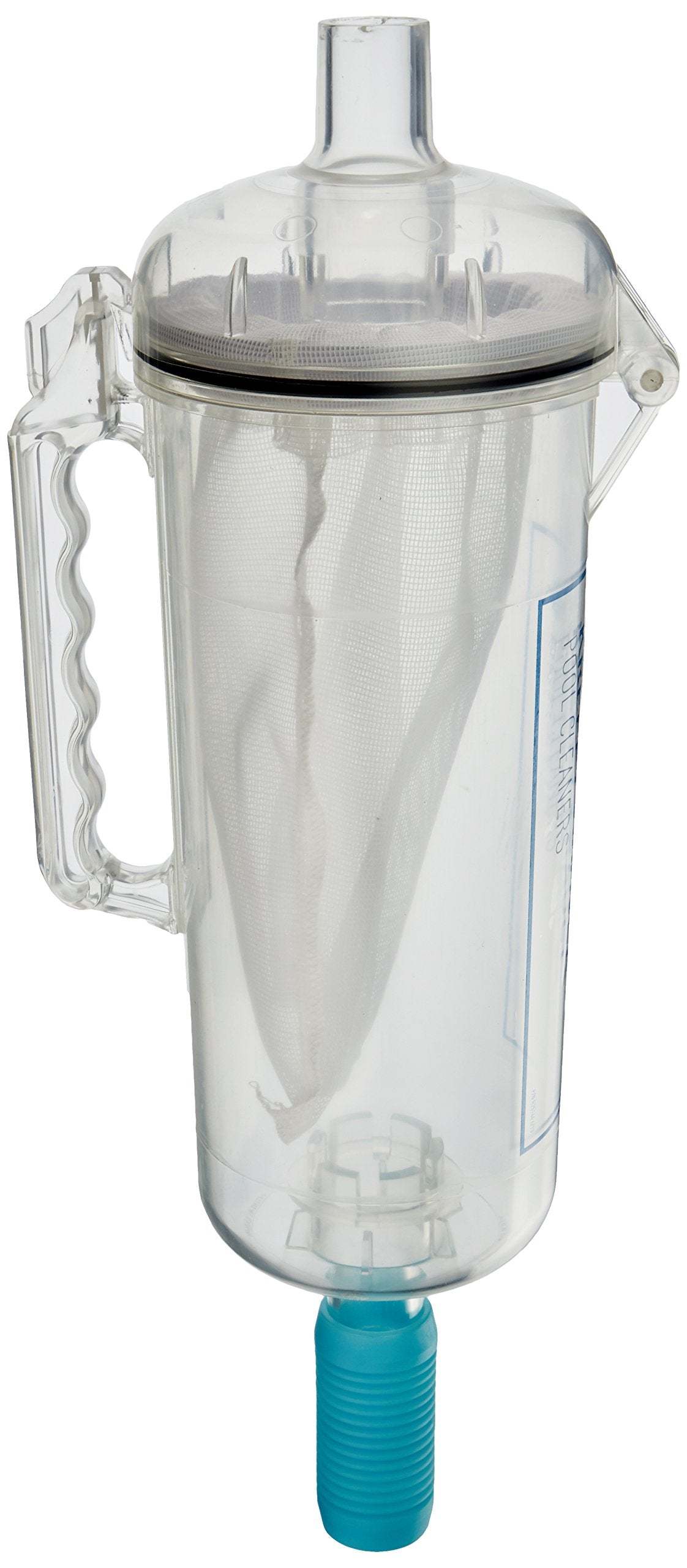 Close-up of Pentair R211084K leaf trap handle assembly for easy replacement.