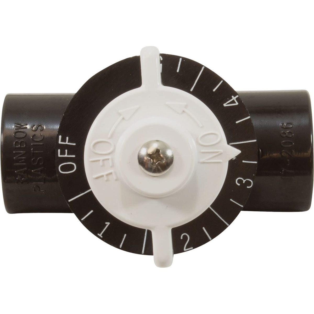 Pentair Rainbow feeder 320 valve installation photo demonstrates replacement steps