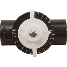 Pentair Rainbow feeder 320 valve installation photo demonstrates replacement steps