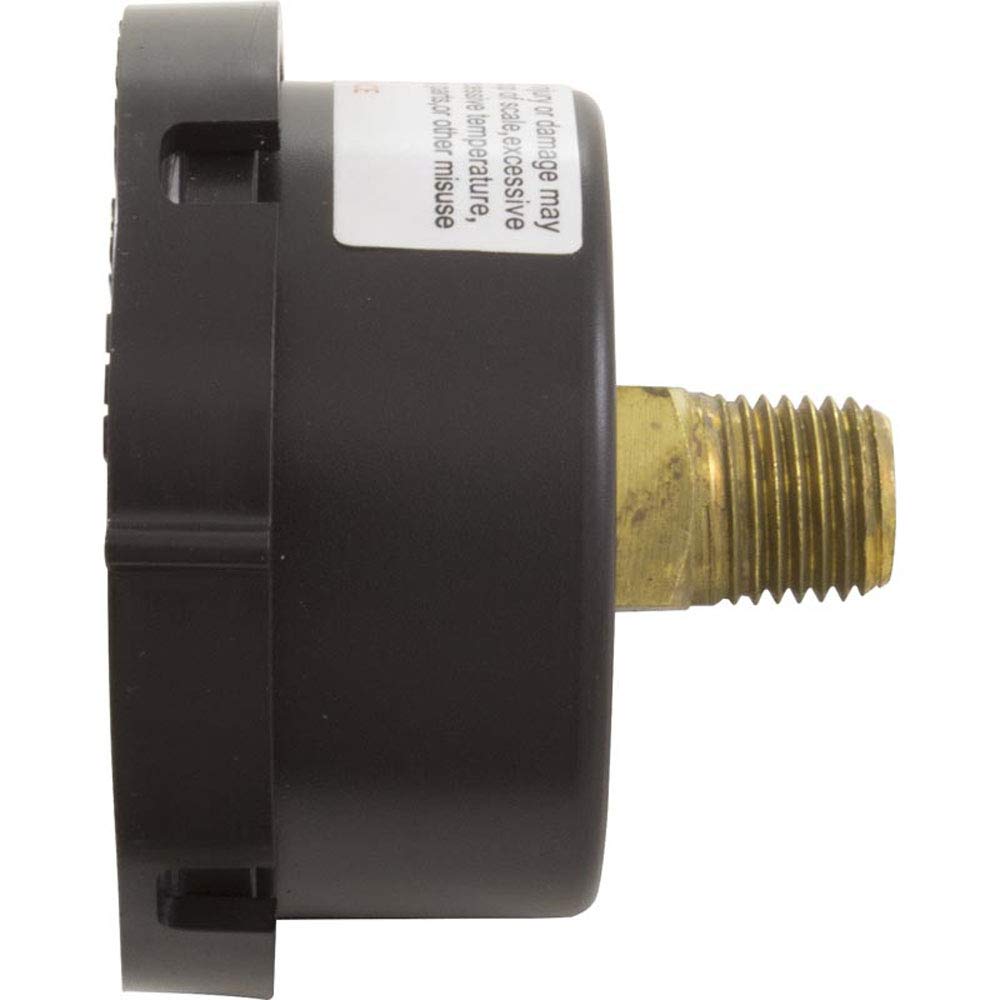 Pentair rear-mount pressure gauge installation image suggests simple replacement steps