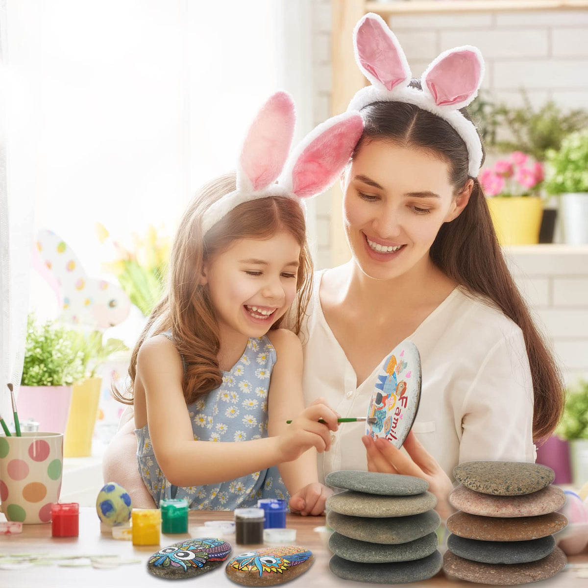 PENXUA rocks ideal for kids party crafts and DIY painting activities