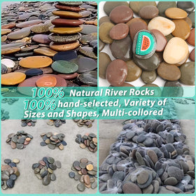 PENXUA mandala-ready stones inspire intricate patterns and mindful art