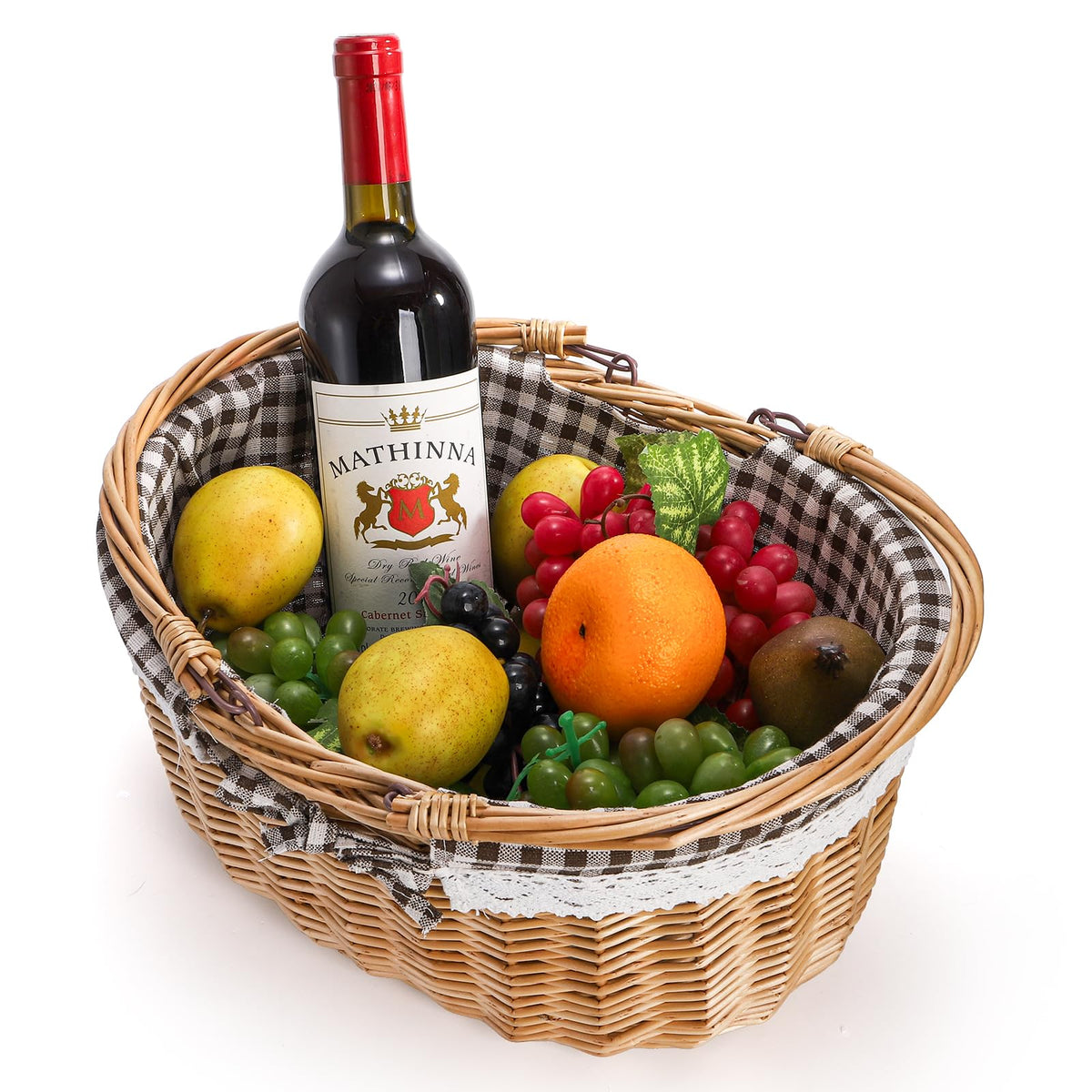 Peohud wicker picnic basket suitable for multiple uses like storage or gifting