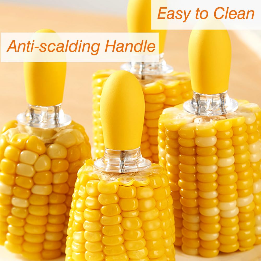 PEOUWNES durable corn holders for family meals.