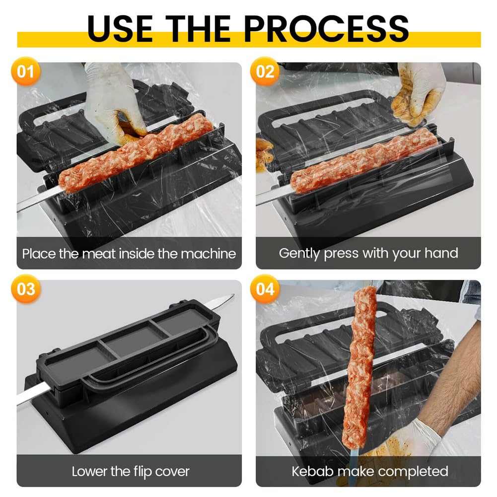 Peouwnes secure formation prevents skewers from slipping.