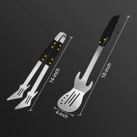 PEPKICN Rock Guitar set closeup shows durable stainless steel.