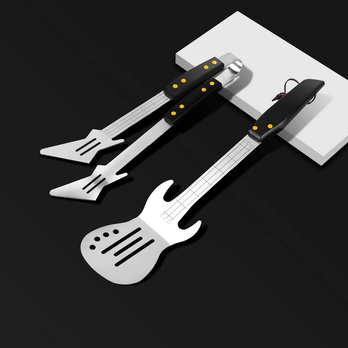 PEPKICN Rock Guitar tongs with a safe, stable grip.