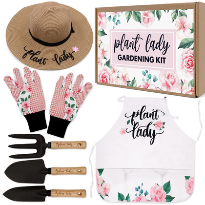 Percozzi floral garden apron protects clothing while gardening