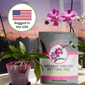 Perfect Plants Orchid Potting Mix resealable bag for convenient storage
