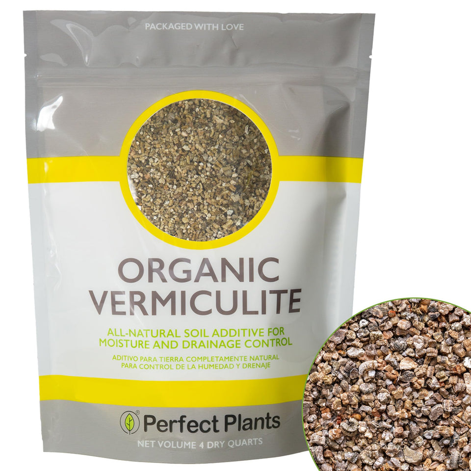 Perfect Plants Organic Vermiculite 4qt bag for moisture-retaining potting