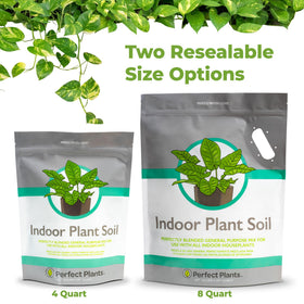 Perfect Plants resealable bag storage keeps soil fresh.