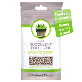 PERFECT PLANTS succulent fertilizer 5oz bag delivers steady nourishment for thriving succulents.