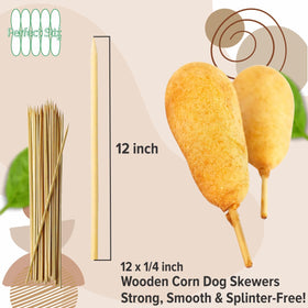 Pack of 100 sticks for bulk cooking and events