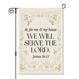 Perfectinsoy Bible Verse Garden Flag shows faith-inspired design for outdoor or indoor display