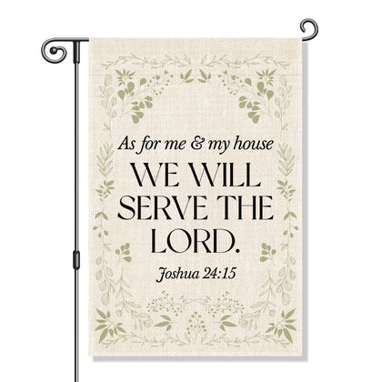 Perfectinsoy Bible Verse Garden Flag shows faith-inspired design for outdoor or indoor display