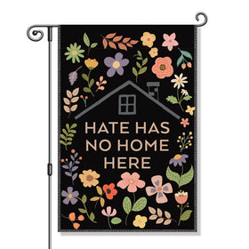 Perfectinsoy hate has no home here flag for yard, weatherproof and durable.