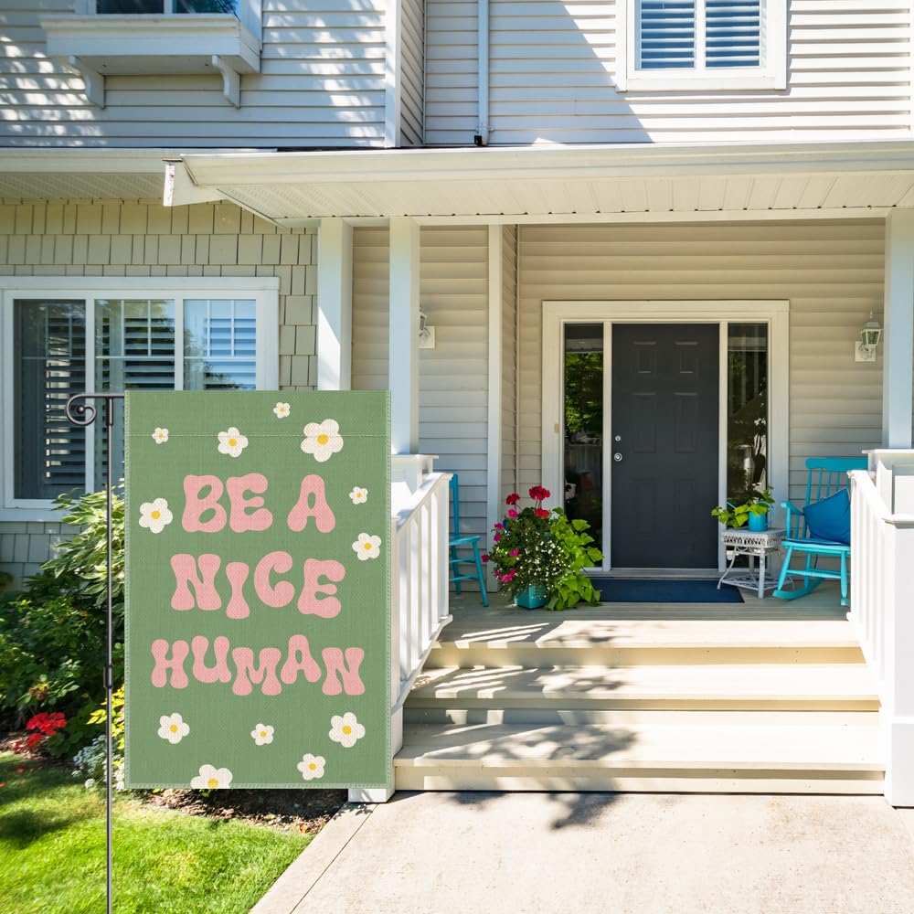 Perfectinsoy Community welcome flag signals hospitality on porches and lawns.