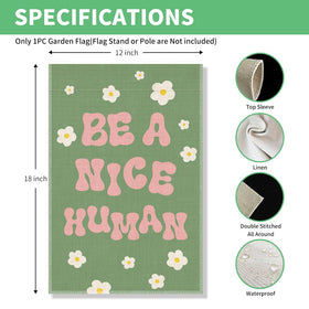 Perfectinsoy Kindness yard flag enhances curb appeal while celebrating community spirit.