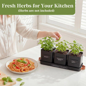 PERFNIQUE farmhouse style planter tray for herbs