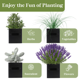 PERFNIQUE multi use planter for herbs flowers or small plants