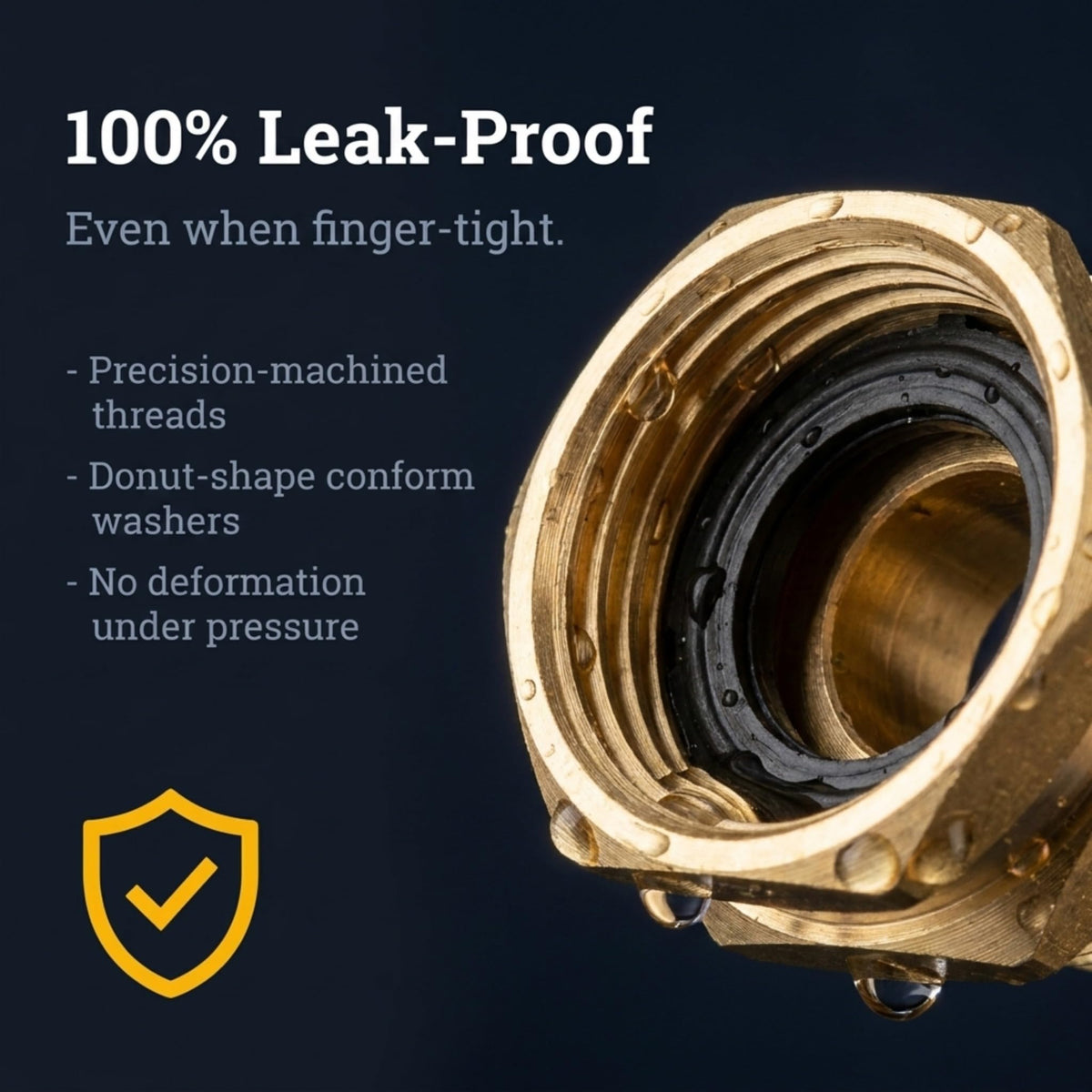 Performore solid brass construction photo communicates durability for outdoor environments