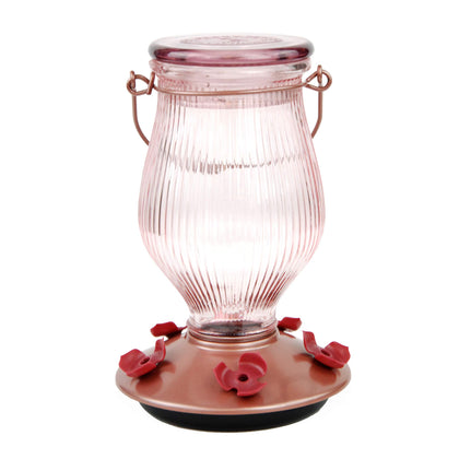 Perky-Pet Rose Gold top-fill bottle for easy, mess-free refills.