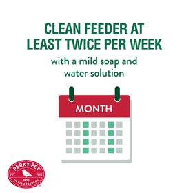 Perky-Pet tempered glass container designed for outdoor use