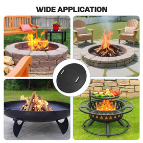 Permade lid fits fire pits up to 32 inches in diameter for versatility