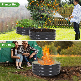 Open-bottom drainage design promotes root health in Permade bed.