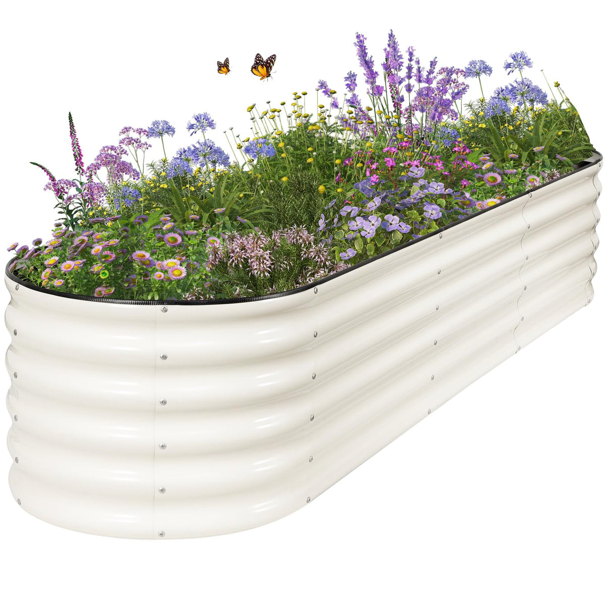 Permade galvanized raised bed with assembly tools for quick setup.