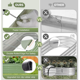 Permade rust-proof galvanized coating for durable outdoor use.