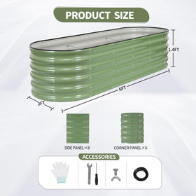 Permade pollution-free metal bed safe for soil and vegetables