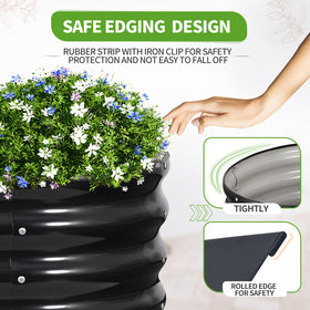 Permade raised bed with double reinforced rods ensures stable growth