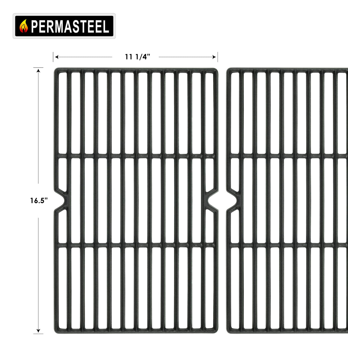 16.5x11.5 inch grates fit Kenmore 3-burner models