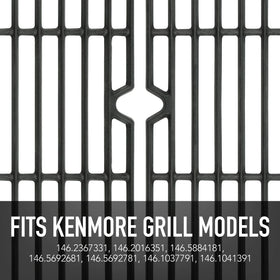 Permasteel porcelain infused cast iron grates deliver lasting heat and easy cleanup