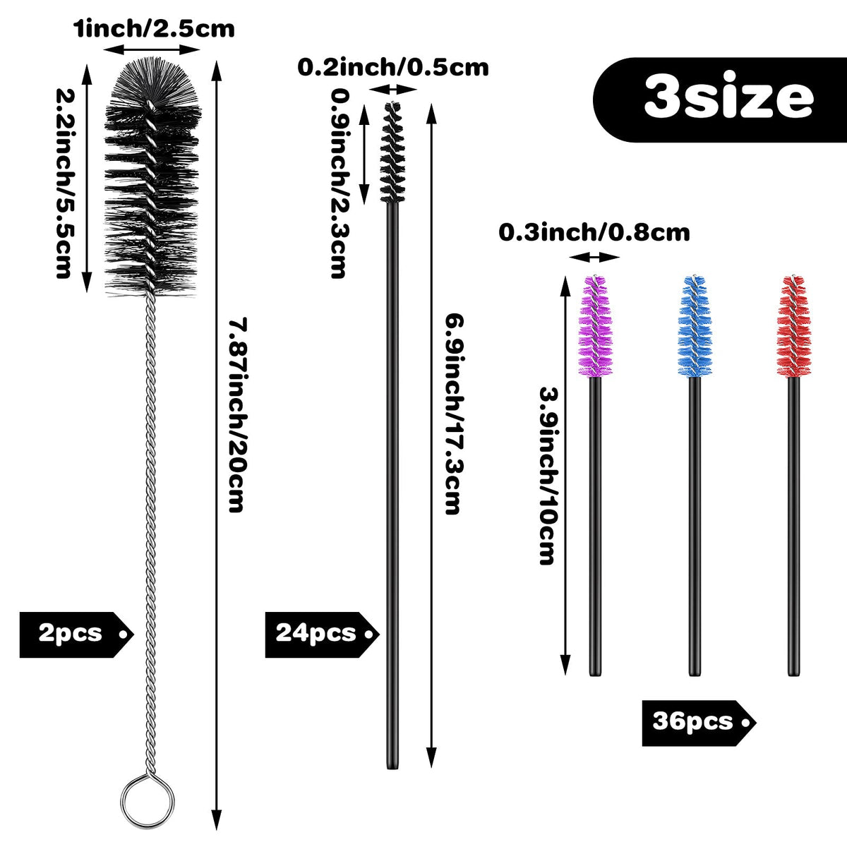 Perthlin hummingbird feeder brush large — deep tube cleaning.