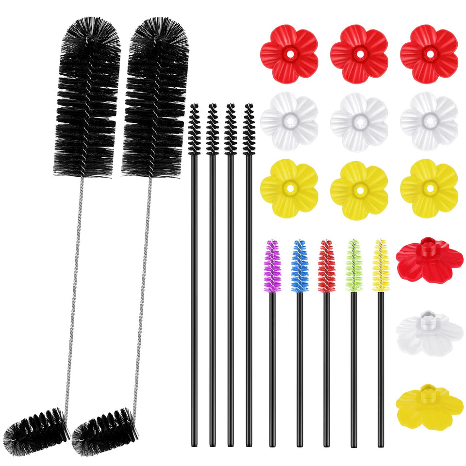 Perthlin hummingbird feeder cleaning brush kit for versatile feeder care