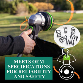 Precise alignment during reassembly with Pertresion spring ensures accurate cuts.