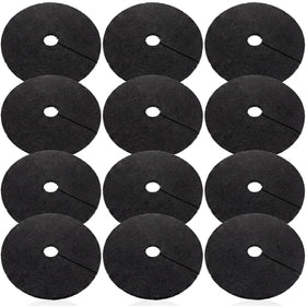 Peryiter rubber mulch tree ring around a young tree, 20-inch size, weed barrier