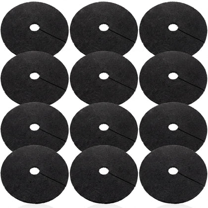 Peryiter rubber mulch tree ring around a young tree, 20-inch size, weed barrier