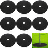 Peryiter 6 Pcs Rubber Mulch Tree Ring – Heavy-Duty Root Barrier, 30 Inches