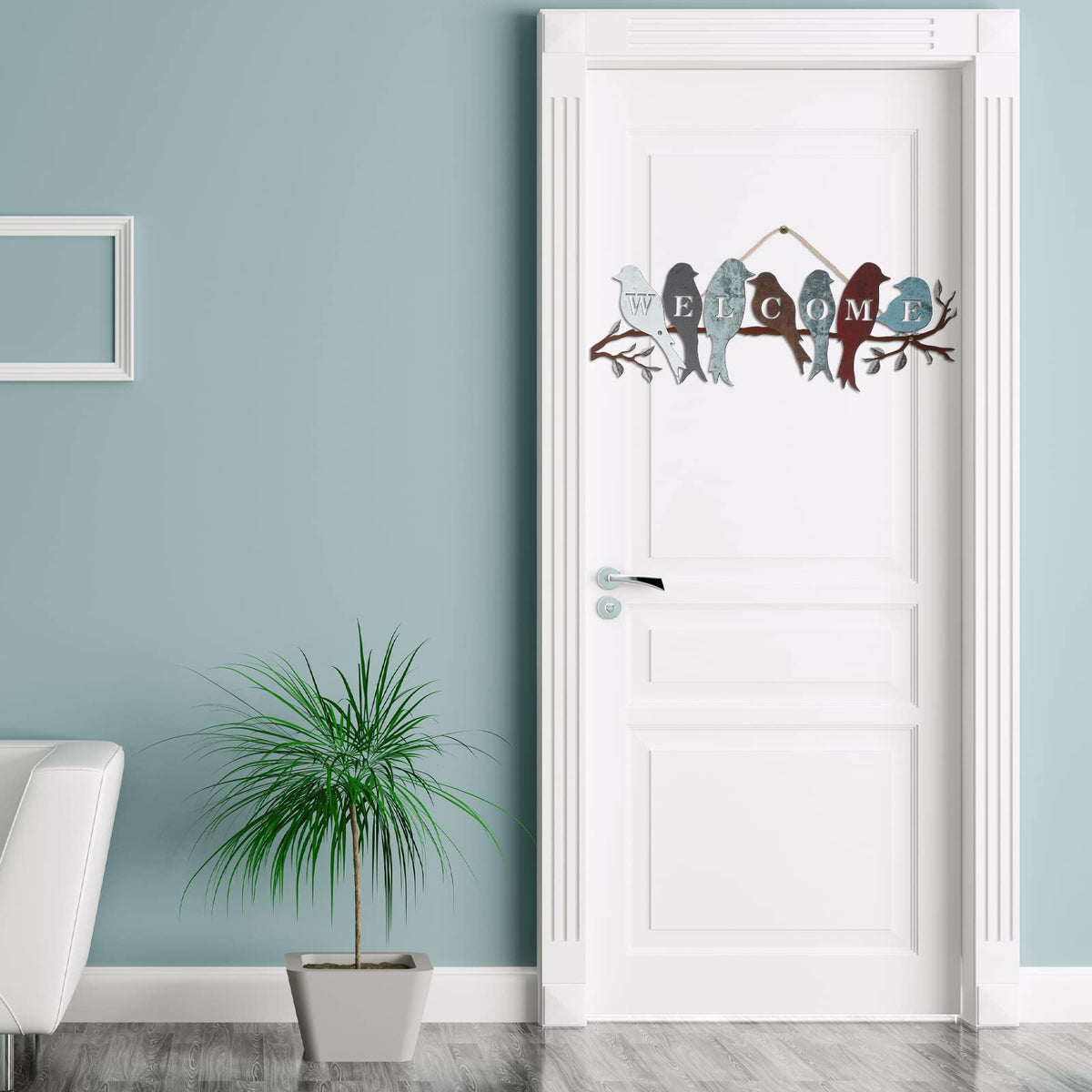 Versatile wall decor for patio, hallway, or bedroom with birds