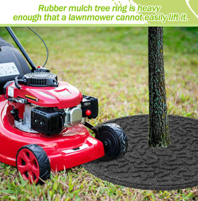 Peryiter central expandable hole fits most tree trunks for quick setup.