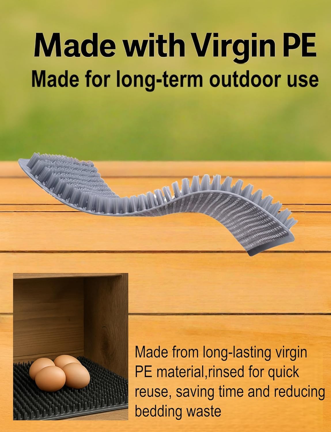 PERZUMI nesting pad enables clean eggs and efficient collection